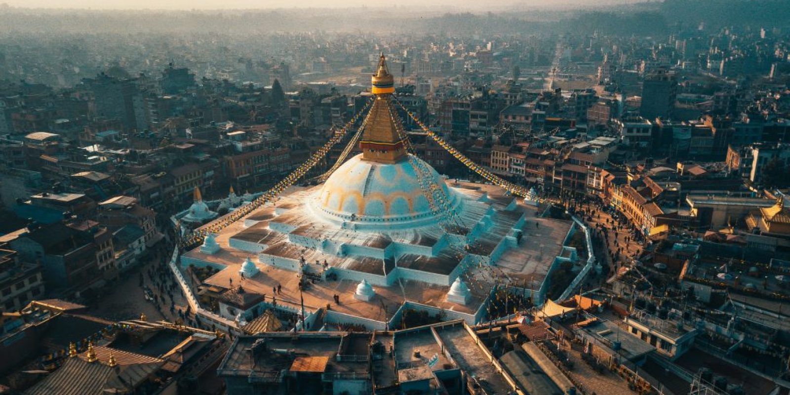 The Boudhanath temple was built to reflect the cosmological tenets of Buddhism, and it has continued to do so even in its own destruction and rebirth.